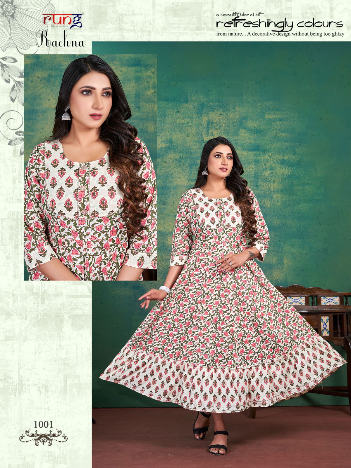 Rachna By Rung Cotton Printed Kurtis Catalog